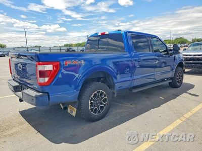 Trzecie zdjęcie samochodu z tyłu: 2022 FORD F150 SUPERCREW VIN:1FTFW1E87NKF01931 - miniatura