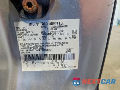 Zdjęcie 13 z 13 samochodu: 2015 FORD F250 SUPER DUTY VIN:1FTBF2B60FEB38346 - miniatura