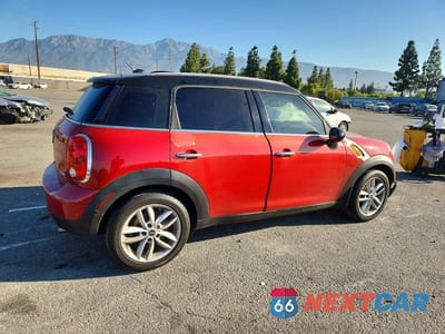 Trzecie zdjęcie samochodu z tyłu: 2013 MINI COOPER COUNTRYMAN VIN:WMWZB3C52DWM31112 - miniatura