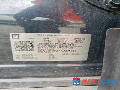 Zdjęcie 13 z 13 samochodu: 2019 CHEVROLET TRAVERSE LT VIN:1GNERHKW4KJ305615 - miniatura