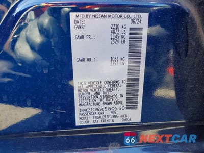 Zdjęcie 13 z 13 samochodu: 2025 NISSAN LEAF SV PLUS VIN:1N4CZ1CV6SC560550 - miniatura