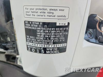 Zdjęcie 9 z 9 samochodu: 2015 HONDA PCX 150 VIN:RLHKF1803FY001154 - miniatura