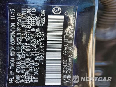 Zdjęcie 13 z 13 samochodu: 2014 LEXUS ES 350 VIN:JTHBK1GG7E2104247 - miniatura
