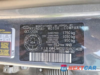 Zdjęcie 12 z 12 samochodu: 2025 HYUNDAI ELANTRA SEL SPORT VIN:KMHLM4DG1SU921408 - miniatura