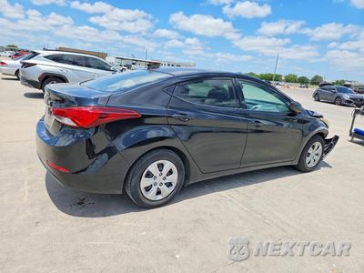 Trzecie zdjęcie samochodu z tyłu: 2016 HYUNDAI ELANTRA SE VIN:5NPDH4AE8GH755907 - miniatura