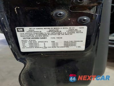 Zdjęcie 12 z 12 samochodu: 2006 GMC NEW SIERRA K1500 VIN:3GTEK14V06G194481 - miniatura
