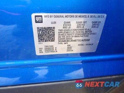 Zdjęcie 13 z 13 samochodu: 2026 CHEVROLET BLAZER 2LT VIN:3GNKBCR46TS142559 - miniatura