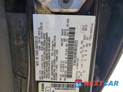 Zdjęcie 12 z 12 samochodu: 2014 LINCOLN MKZ VIN:3LN6L2G98ER818323 - miniatura