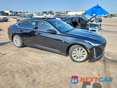Czwarte zdjęcie samochodu z boku: 2021 CADILLAC CT5 LUXURY VIN:1G6DW5RK0M0145288 - miniatura