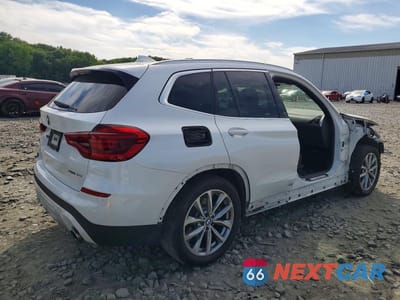 Trzecie zdjęcie samochodu z tyłu: 2018 BMW X3 XDRIVE30I VIN:5UXTR9C58JLD69625 - miniatura
