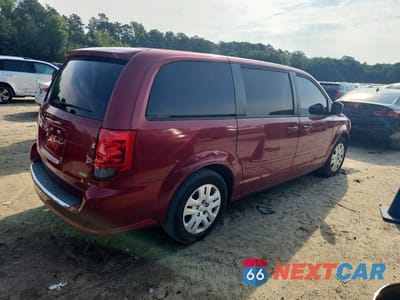 Trzecie zdjęcie samochodu z tyłu: 2015 DODGE GRAND CARAVAN SE VIN:2C4RDGBG1FR605903 - miniatura
