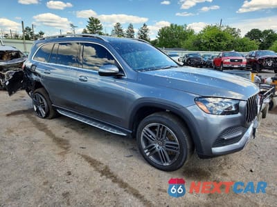 Czwarte zdjęcie samochodu z boku: 2020 MERCEDES-BENZ GLS 450 4MATIC VIN:4JGFF5KE2LA213346 - miniatura