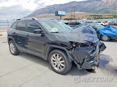 Czwarte zdjęcie samochodu z boku: 2015 JEEP CHEROKEE LIMITED VIN:1C4PJMDS6FW693015 - miniatura