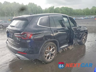 Trzecie zdjęcie samochodu z tyłu: 2022 BMW X3 XDRIVE30I VIN:5UX53DP09N9M28810 - miniatura