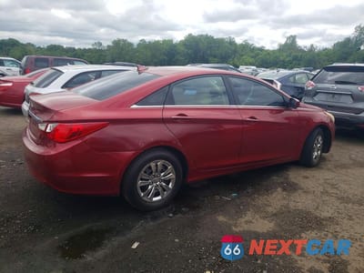 Trzecie zdjęcie samochodu z tyłu: 2011 HYUNDAI SONATA GLS VIN:5NPEB4AC4BH190410 - miniatura