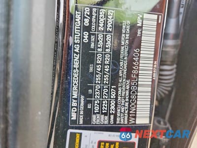 Zdjęcie 13 z 13 samochodu: 2020 MERCEDES-BENZ GLC 300 VIN:W1N0G8DB5LF866406 - miniatura