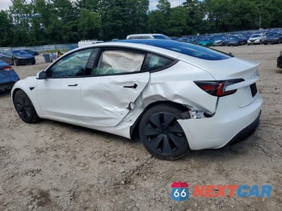 Drugie zdjęcie samochodu z przodu: 2024 TESLA MODEL 3 VIN:5YJ3E1EB1RF846988 - miniatura