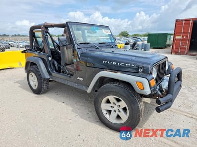 Czwarte zdjęcie samochodu z boku: 2004 JEEP WRANGLER / TJ RUBICON VIN:1J4FA69S44P728717 - miniatura
