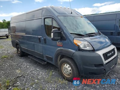 Czwarte zdjęcie samochodu z boku: 2020 RAM PROMASTER 3500 DELIVERY VAN VIN:3C6URVJG3LE108390 - miniatura