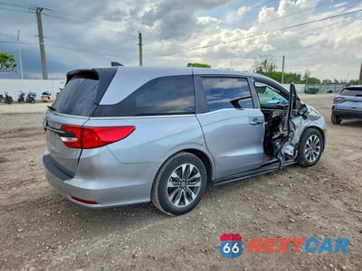 Trzecie zdjęcie samochodu z tyłu: 2024 HONDA ODYSSEY EXL VIN:5FNRL6H69RB060836 - miniatura