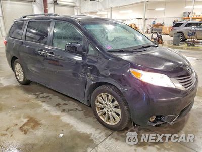 Czwarte zdjęcie samochodu z boku: 2016 TOYOTA SIENNA XLE 7-PASSENGER VIN:5TDDK3DC0GS136783 - miniatura