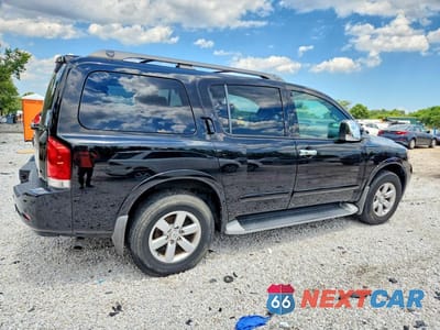 Trzecie zdjęcie samochodu z tyłu: 2013 NISSAN ARMADA SV VIN:5N1AA0NC7DN614164 - miniatura