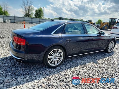 Trzecie zdjęcie samochodu z tyłu: 2014 AUDI A8 L QUATTRO VIN:WAUR2AFD8EN003222 - miniatura