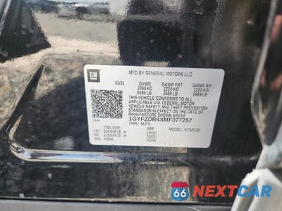 Zdjęcie 13 z 13 samochodu: 2021 CADILLAC XT4 PREMIUM LUXURY VIN:1GYFZDR4XMF077257 - miniatura