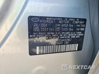 Zdjęcie 12 z 12 samochodu: 2025 HYUNDAI SONATA SE VIN:KMHL24JA3SA432967 - miniatura