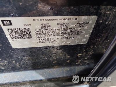 Zdjęcie 12 z 12 samochodu: 2020 CHEVROLET MALIBU LS VIN:1G1ZB5ST7LF081868 - miniatura