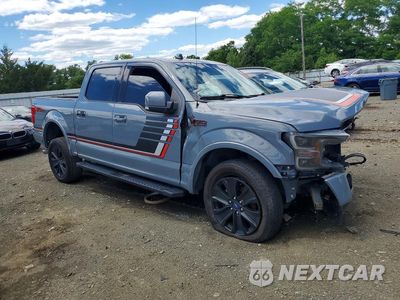 Czwarte zdjęcie samochodu z boku: 2019 FORD F150 SUPERCREW VIN:1FTEW1E4XKFB74910 - miniatura