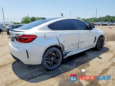 Trzecie zdjęcie samochodu z tyłu: 2017 BMW X6 M VIN:5YMKW8C5XH0R43934 - miniatura