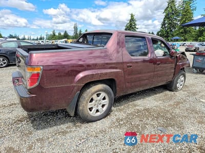 Trzecie zdjęcie samochodu z tyłu: 2007 HONDA RIDGELINE RTL VIN:2HJYK16527H003442 - miniatura