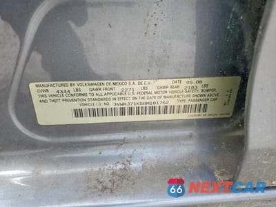 Zdjęcie 12 z 12 samochodu: 2008 VOLKSWAGEN JETTA WOLFSBURG VIN:3VWRJ71K58M181762 - miniatura