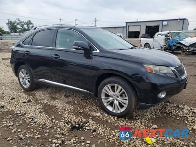 Czwarte zdjęcie samochodu z boku: 2010 LEXUS RX 450H VIN:JTJBC1BA9A2412710 - miniatura