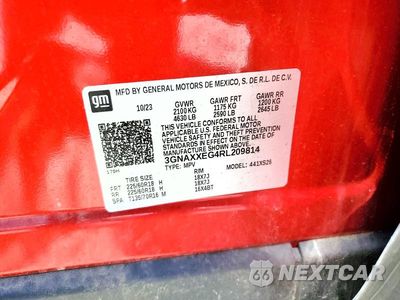 Zdjęcie 13 z 13 samochodu: 2024 CHEVROLET EQUINOX PREMIER VIN:3GNAXXEG4RL209814 - miniatura