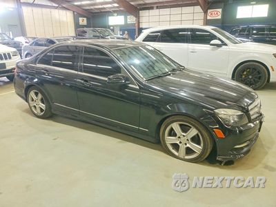 Czwarte zdjęcie samochodu z boku: 2011 MERCEDES-BENZ C 300 4MATIC VIN:WDDGF8BB1BR183603 - miniatura