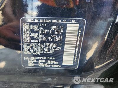 Zdjęcie 13 z 13 samochodu: 2016 NISSAN QUEST 3.5 SL VIN:JN8AE2KP9G9153921 - miniatura