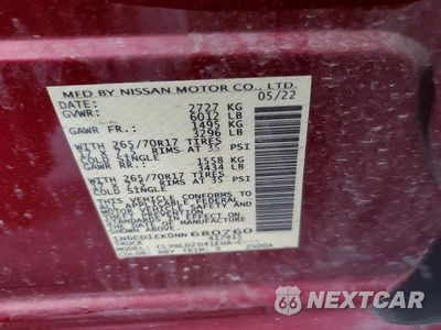 Zdjęcie 12 z 12 samochodu: 2022 NISSAN FRONTIER PRO-4X VIN:1N6ED1EK0NN680760 - miniatura