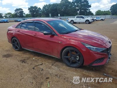 Czwarte zdjęcie samochodu z boku: 2022 HYUNDAI ELANTRA N LINE VIN:KMHLR4AF9NU267257 - miniatura