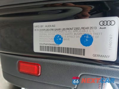 Zdjęcie 12 z 12 samochodu: 2019 AUDI A4 PRESTIGE VIN:WAUFNAF43KA082666 - miniatura
