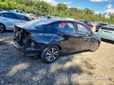 Trzecie zdjęcie samochodu z tyłu: 2020 NISSAN VERSA SV VIN:3N1CN8EV8LL863351 - miniatura