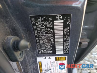 Zdjęcie 12 z 12 samochodu: 2020 TOYOTA PRIUS XLE AWD-E VIN:JTDL9RFU9L3021028 - miniatura