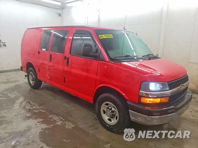 Czwarte zdjęcie samochodu z boku: 2015 CHEVROLET EXPRESS G2500 VIN:1GCWGFCF0F1190488 - miniatura