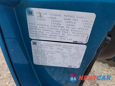 Zdjęcie 12 z 12 samochodu: 1992 CHEVROLET CORVETTE VIN:1G1YY23P6N5108352 - miniatura
