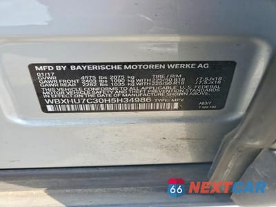 Zdjęcie 13 z 13 samochodu: 2017 BMW X1 SDRIVE28I VIN:WBXHU7C30H5H34986 - miniatura