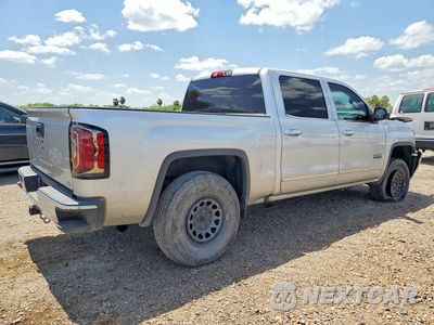 Trzecie zdjęcie samochodu z tyłu: 2018 GMC SIERRA K1500 SLT VIN:3GTU2NEC1JG625158 - miniatura