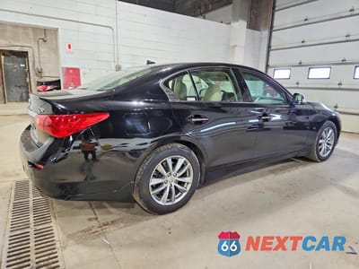 Trzecie zdjęcie samochodu z tyłu: 2015 INFINITI Q50 PREMIUM VIN:JN1BV7AR5FM391022 - miniatura