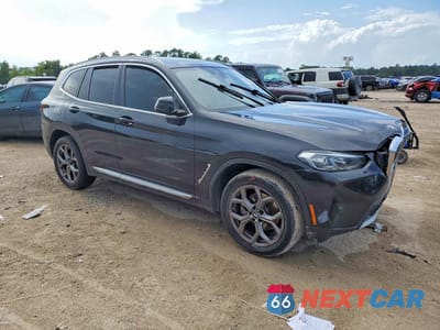 Czwarte zdjęcie samochodu z boku: 2024 BMW X3 SDRIVE30I VIN:5UX43DP09R9W13246 - miniatura