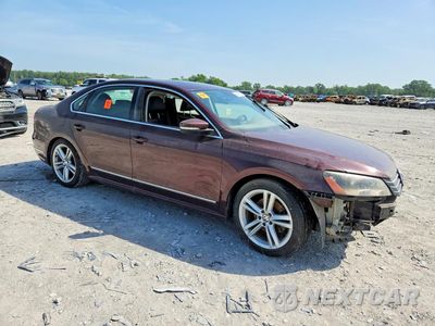 Czwarte zdjęcie samochodu z boku: 2012 VOLKSWAGEN PASSAT SEL VIN:1VWCN7A39CC052503 - miniatura